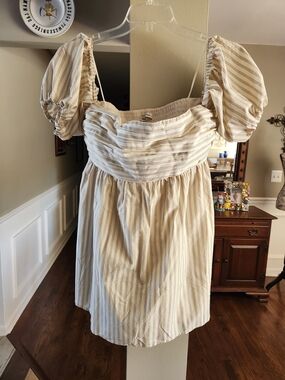 Abercrombie & Fitch Sundress With Shorts Underneath And Pockets Size LP